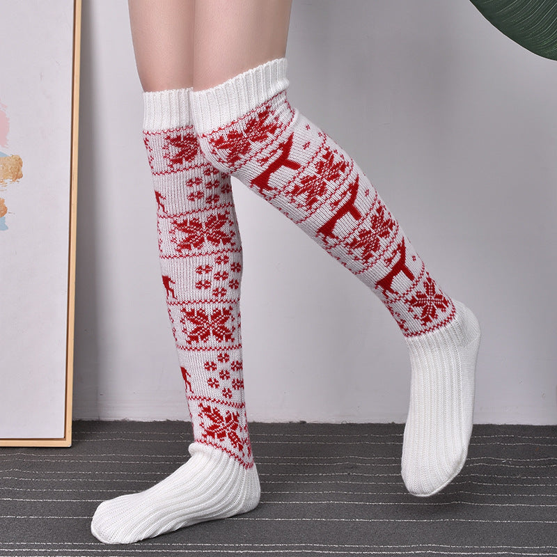 Woman Christmas Thicken Warm Socks