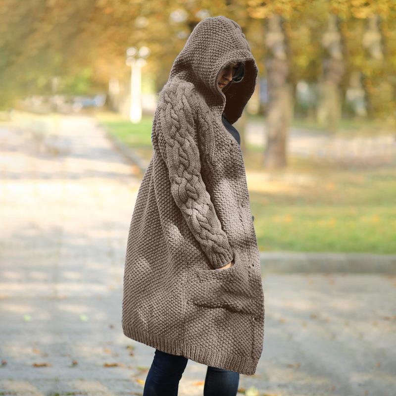 Casual Knit Cardigan Jacket For Women