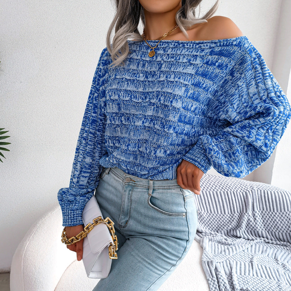 Casual Loose Off-Shoulder Sweater For Women