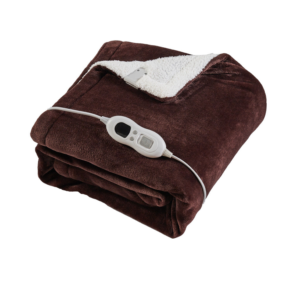 Flannel Sherpa Heater Blanket Electric USA 110V