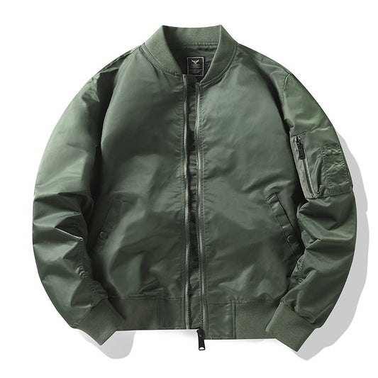 Men's Casual Loose Bomber Jacket