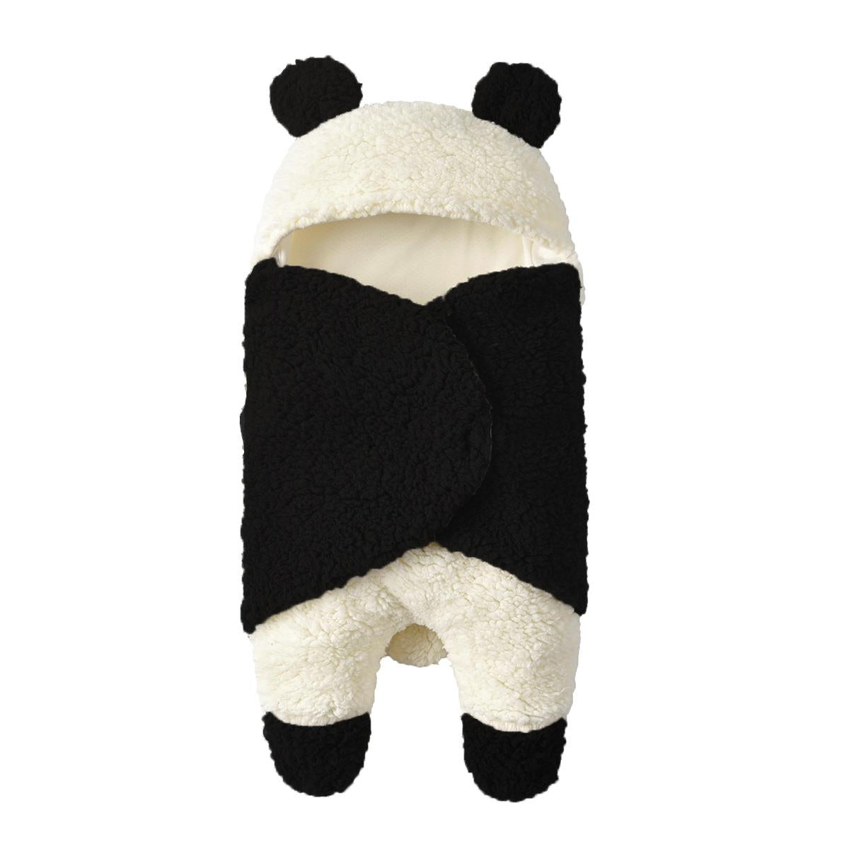 Infant Super Soft Autumn and Winter Plush Panda Quilt