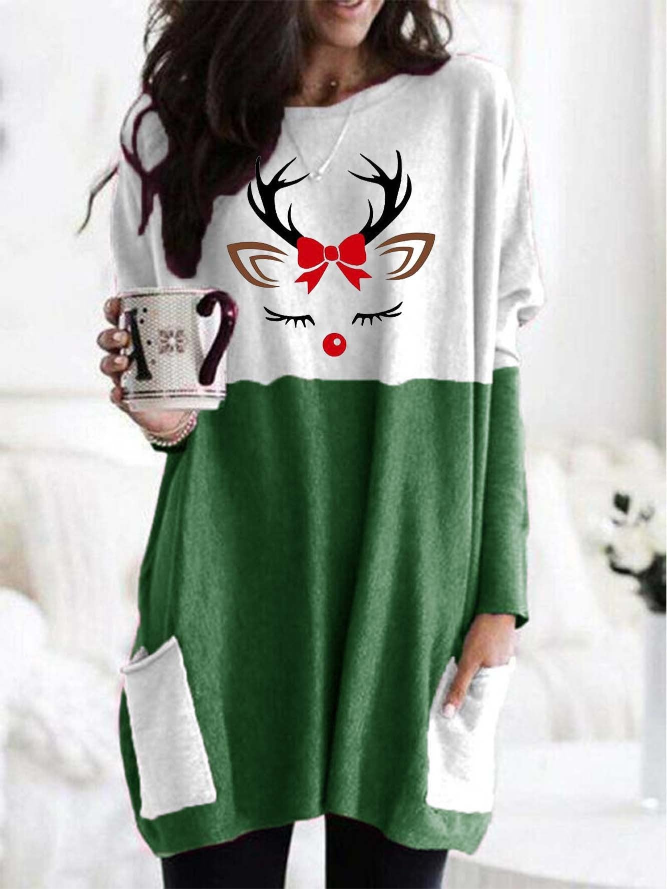 Women's Casual Merry Christmas T-Shirt