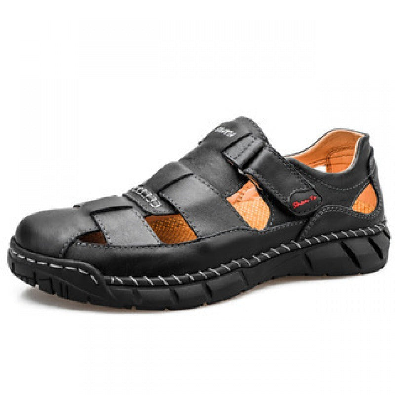 Men'S Outdoor Casual Sandals Leather Shoes