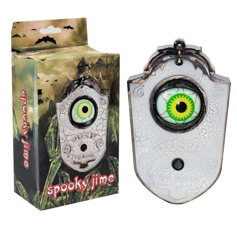 Halloween funny horror one-eyed doorbell decoration