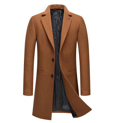 Men's Thickened Wool Slim Fit Jacket
