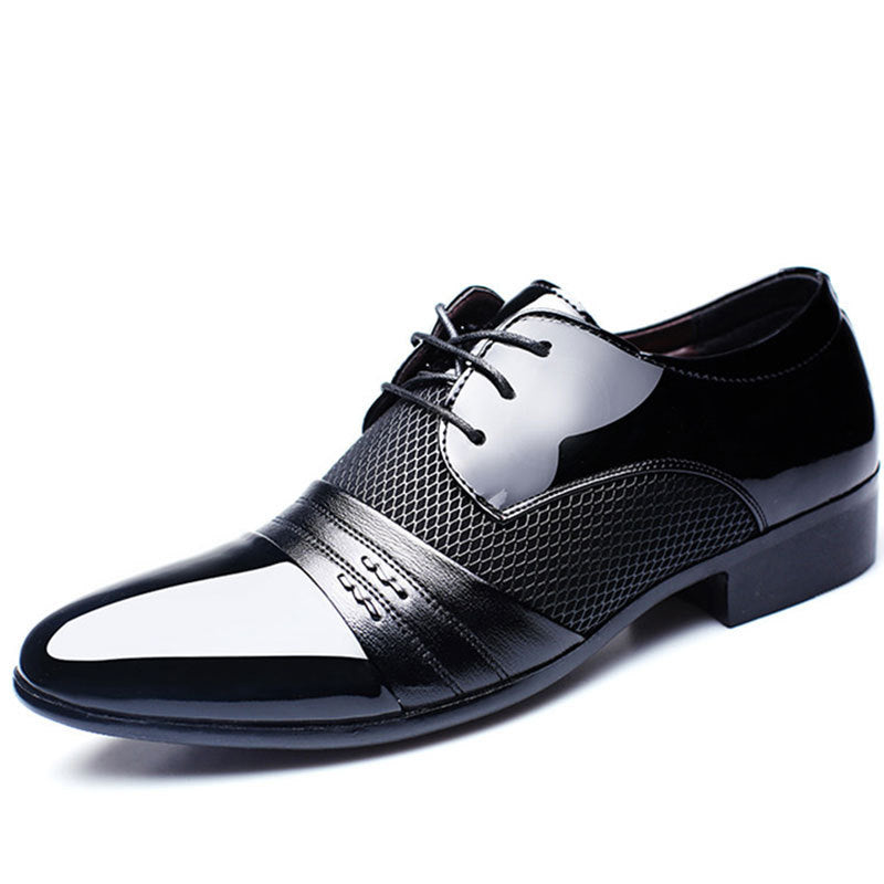 Men's Pointed Toe Retro Leather Shoes