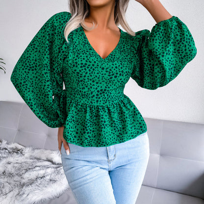 Corset Leopard Print Blouses For Women