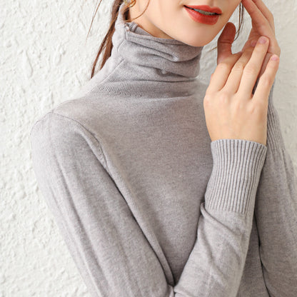 High-quality Women's Turtleneck Sweater Bottoming Shirt