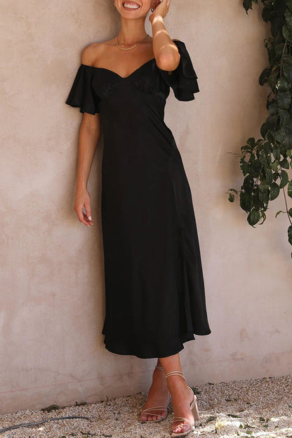 Women's Off-Shoulder Maxi Dress