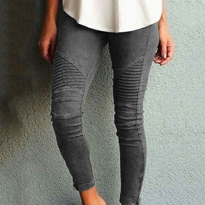 Women's Casual Leggings Slim-fitting Elastic Pants