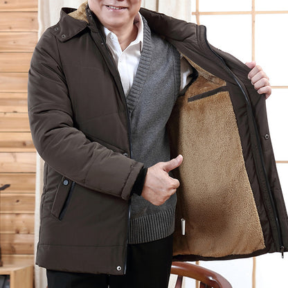 Winter Thick Warm Cardigan Jacket For Men