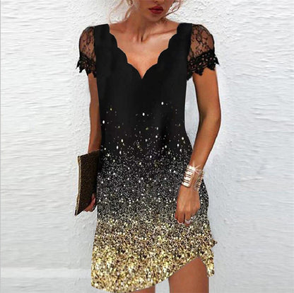 Button Casual Loose Tank Top Dress