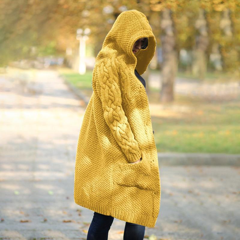 Casual Knit Cardigan Jacket For Women