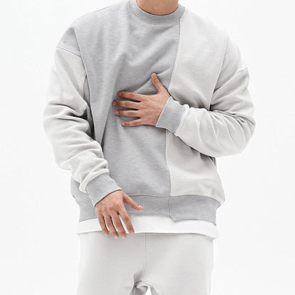 Men's Winter Solid Color Sweatshirt