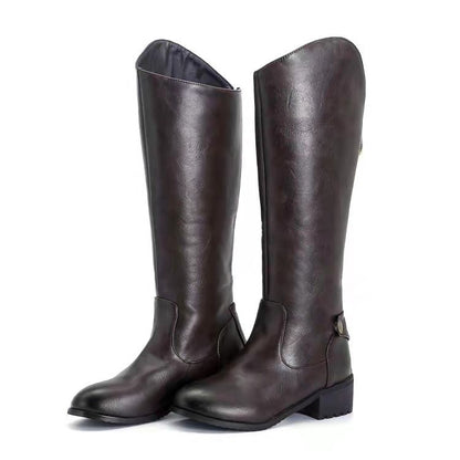 Women's Leather Tall Casual Boots