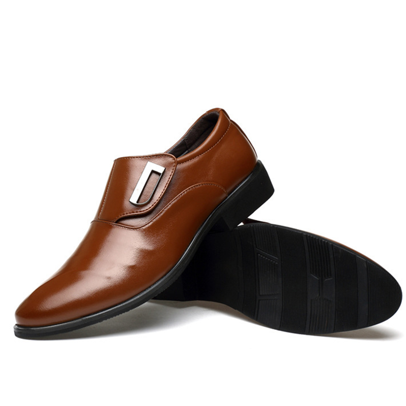 Men'S Casual Simple Formal Leather Shoes