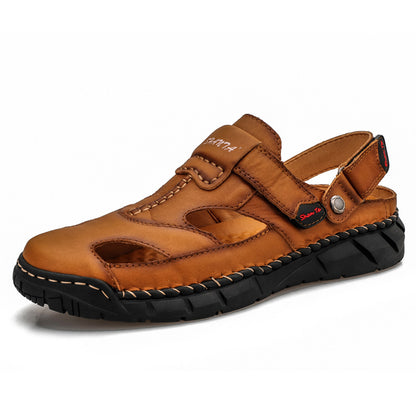 Men'S Outdoor Casual Sandals Leather Shoes