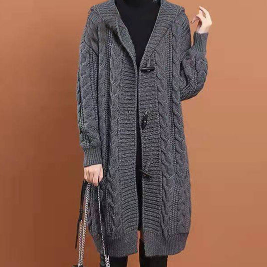 Women's Long Knit Cardigan Jacket