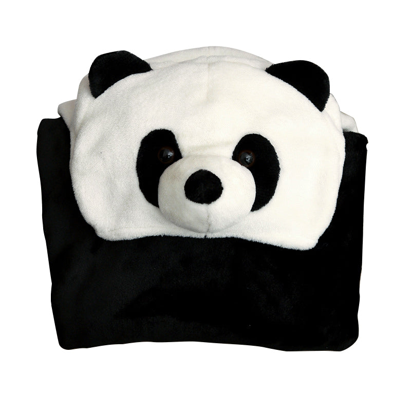 Flannel Home Warm Panda Shawl Quilt