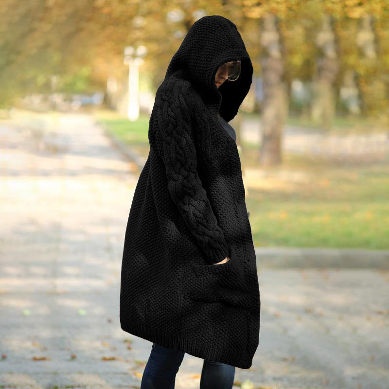 Casual Knit Cardigan Jacket For Women