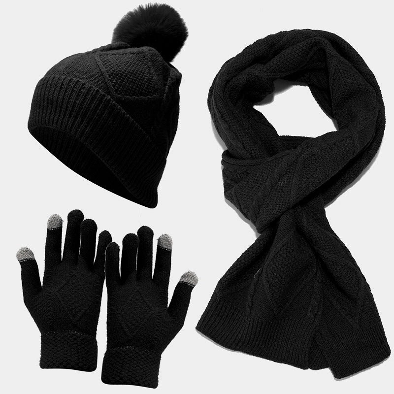 Unisex Winter Hat Scarf And Gloves