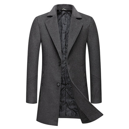 Men's Woolen Cardigan Button Jacket