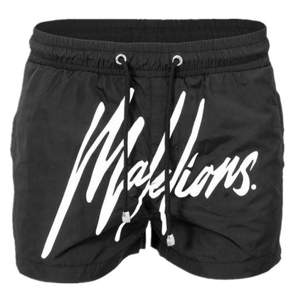 Men's Beach Shorts Printed Fitness Sports Casual Pants