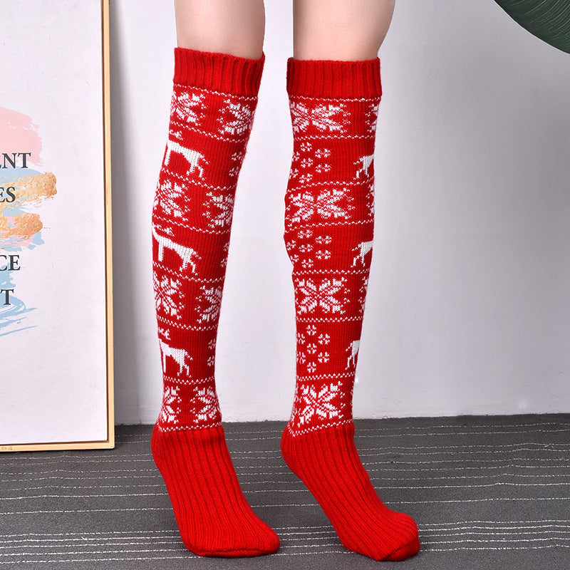 Woman Christmas Thicken Warm Socks