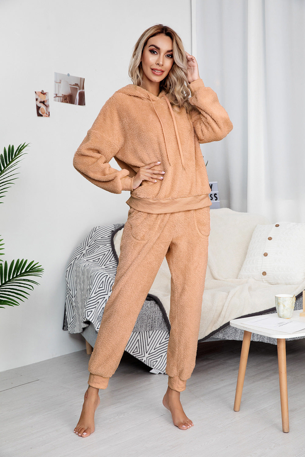Women's Casual Hooded Sweater Home Wear