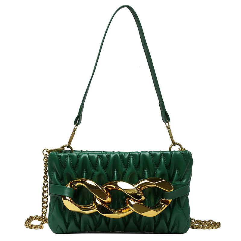 Woman Fold Chain Cross-border Small Square Bag
