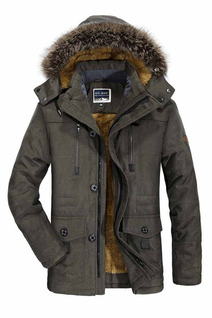 Men's Sherpa Lined Jacket All Weather Coats