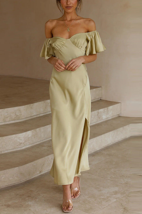 Women's Off-Shoulder Maxi Dress