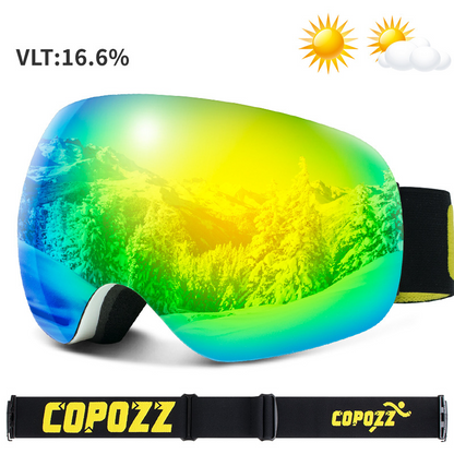 COPOZZ Ski Goggles Anti-fog Goggles Ski Equipment