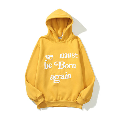 Unisex Kanye Ye Must Be Born Again Casual Hoodie