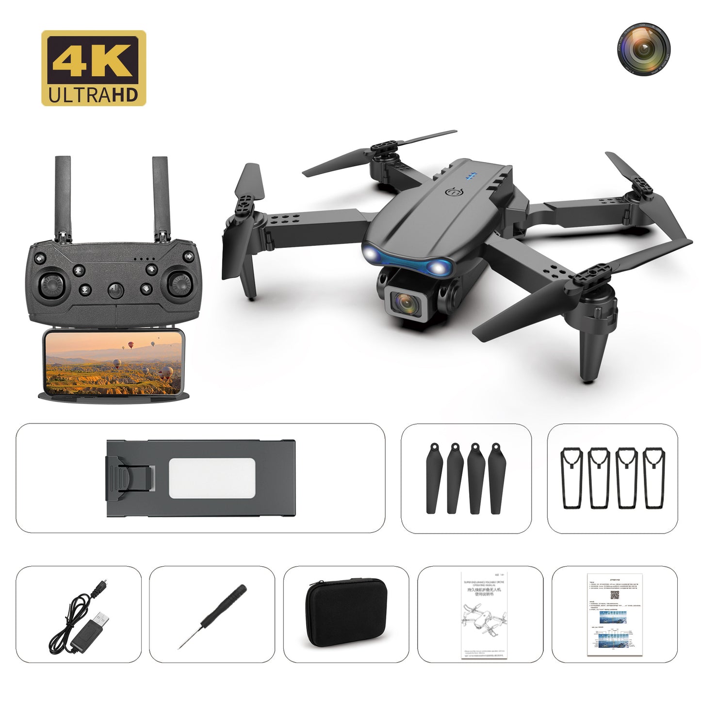 Uav 4k Hd Aerial Photography Dual Camera Aircraft