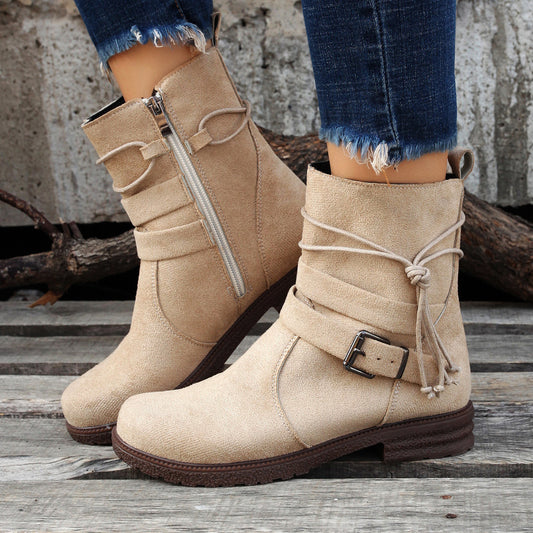 Warm Casual Low Boots For Women