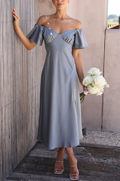 Women's Off-Shoulder Maxi Dress