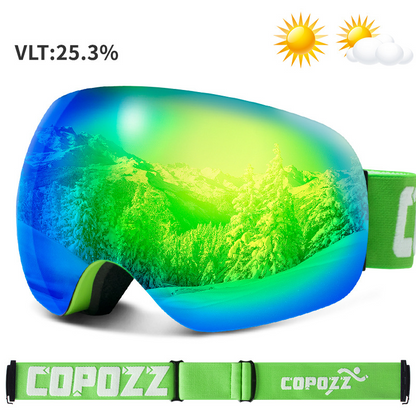 COPOZZ Ski Goggles Anti-fog Goggles Ski Equipment