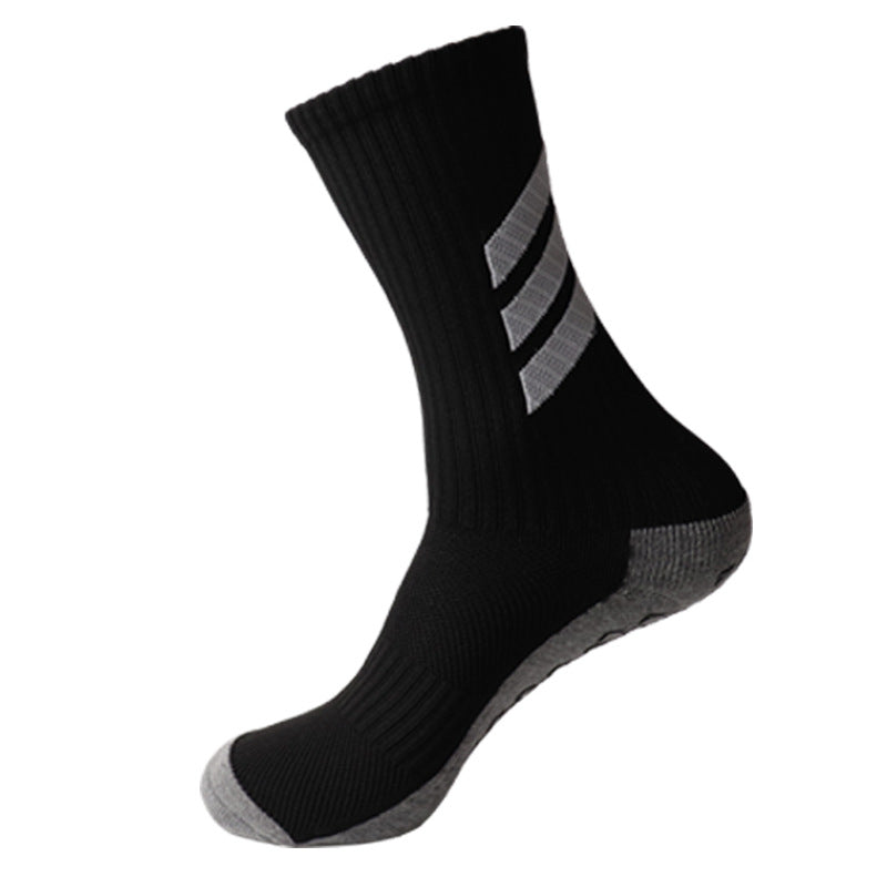 Men's Striped Non-Slip Wear-Resistant Sports Socks