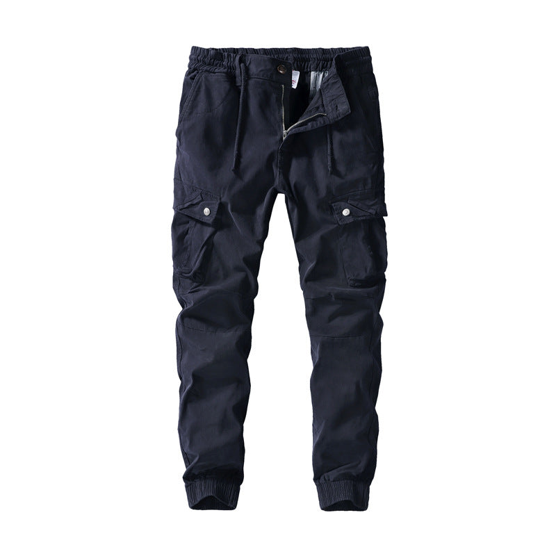 Men's Casual Solid Color Pocket Sports Pants