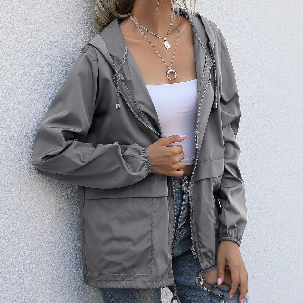 Outdoor Windproof Waterproof Jacket Woman Jacket