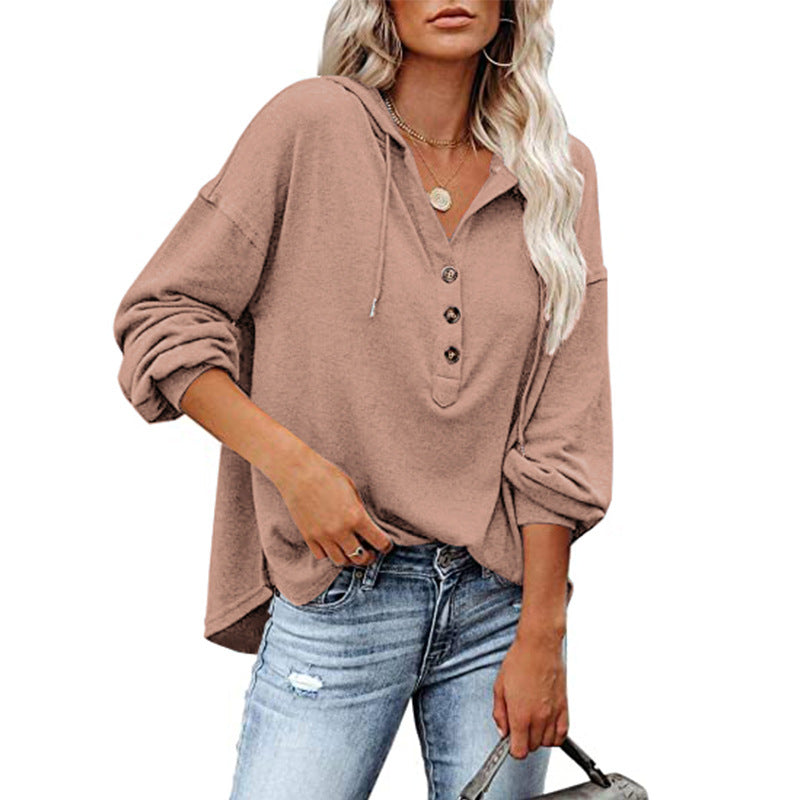 Women's Lapel Loose Casual Top