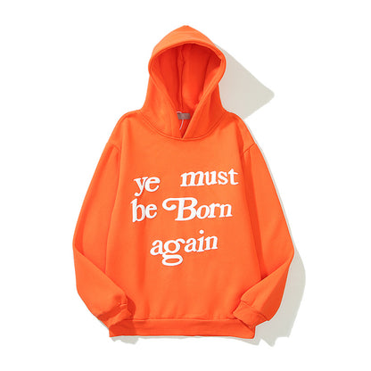 Unisex Kanye Ye Must Be Born Again Casual Hoodie