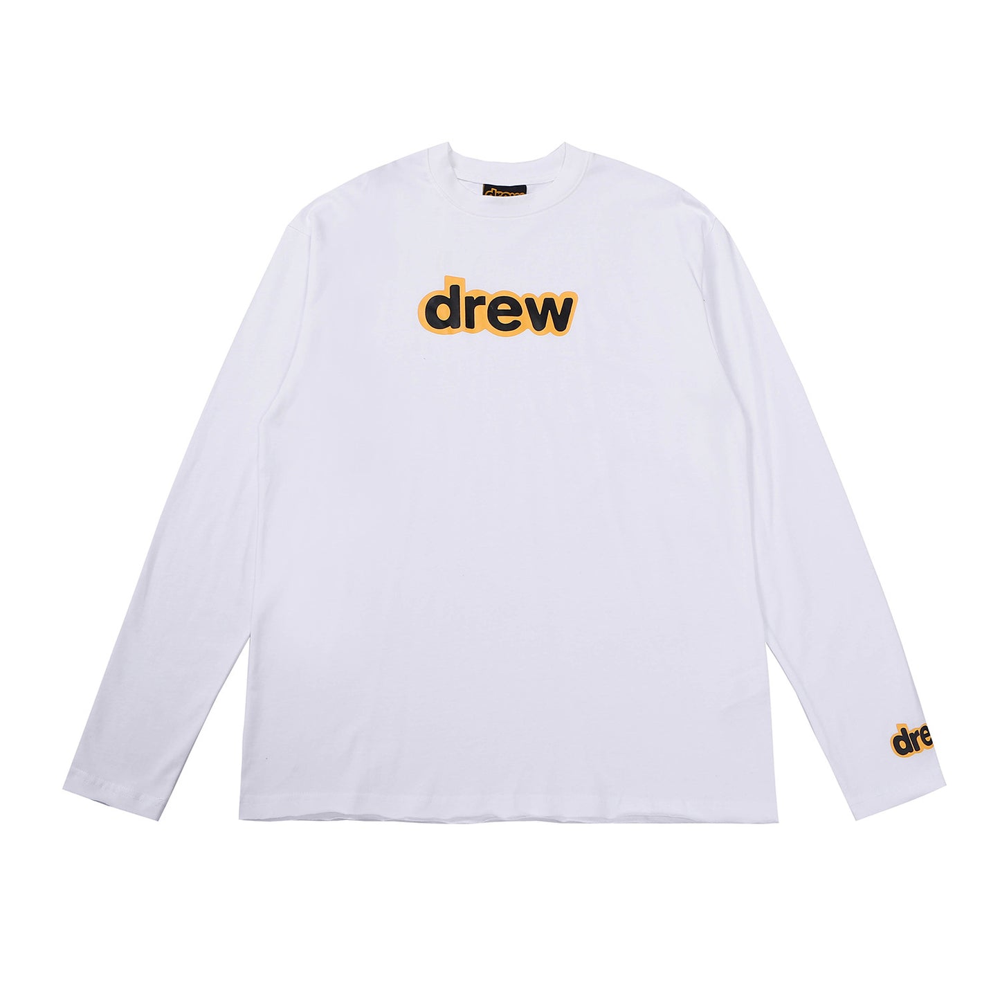 DREW Unisex Smiley Print Long Sleeve T-Shirt