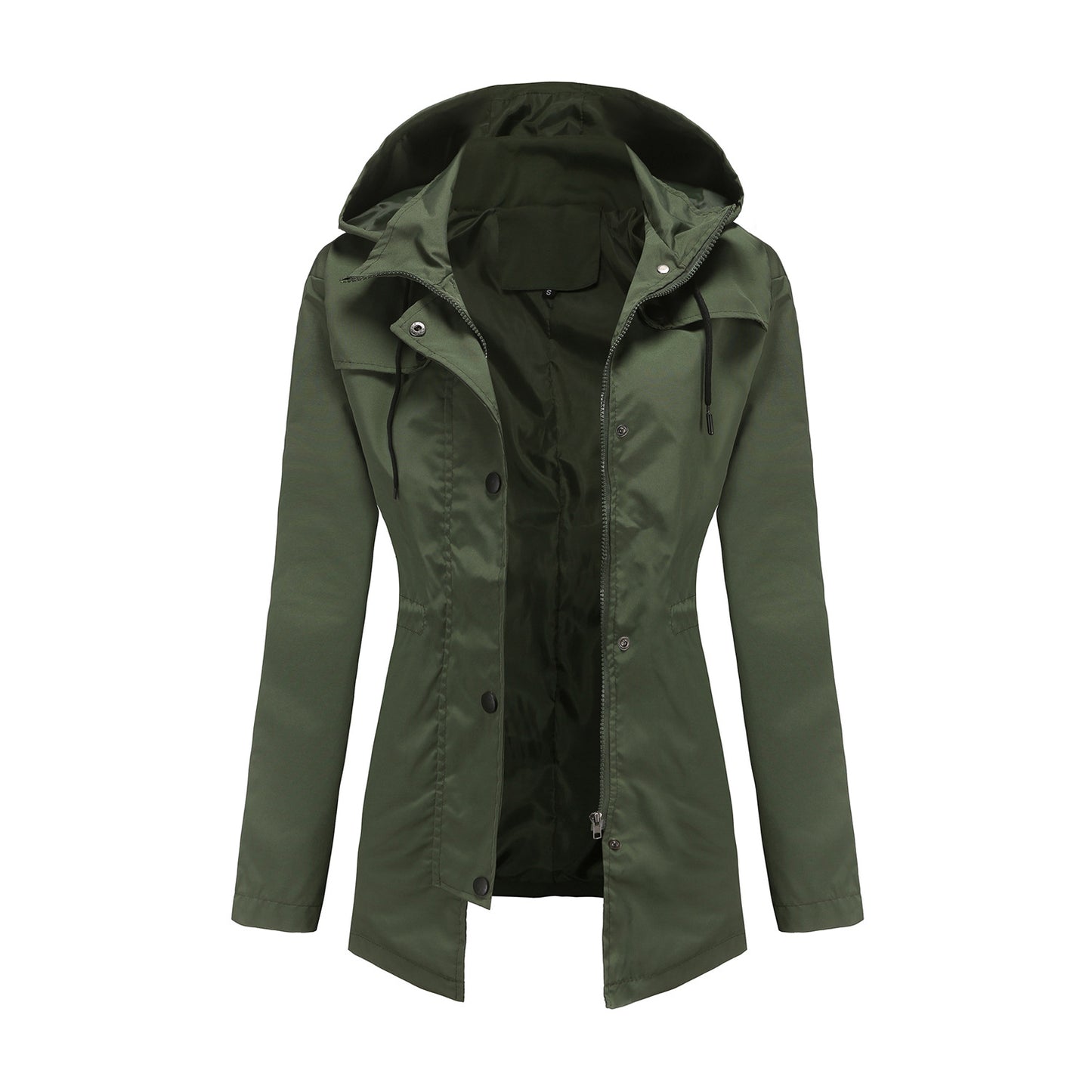 Hooded Outdoor Long Jacket For Women