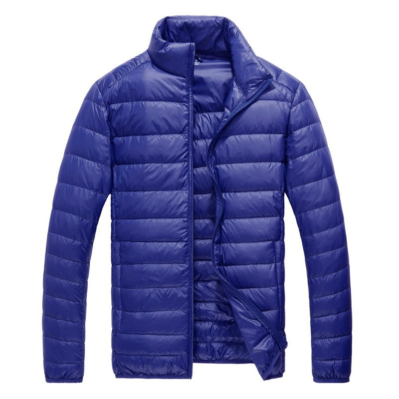 Men's Outdoor Stand Collar Warm Down Jacket