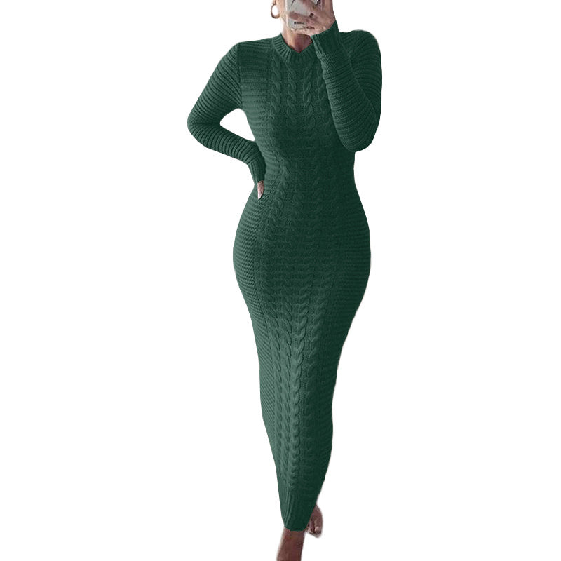 Women's Slim Fit Casual Knit Dress