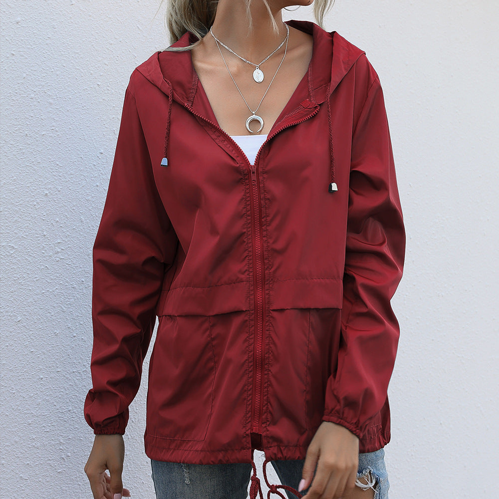 Outdoor Windproof Waterproof Jacket Woman Jacket