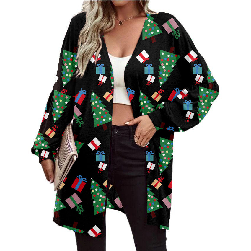 Women's Christmas Loose Cardigan Jacket